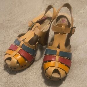 Kork-Ease Multicolor Leather Sandals